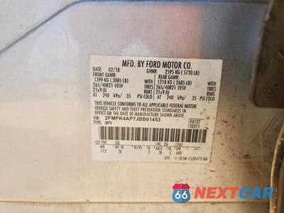 Zdjęcie 13 z 13 samochodu: 2018 FORD EDGE SPORT VIN:2FMPK4AP7JBB61453 - miniatura