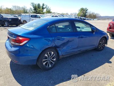 Trzecie zdjęcie samochodu z tyłu: 2013 HONDA CIVIC EX VIN:19XFB2F8XDE220837 - miniatura