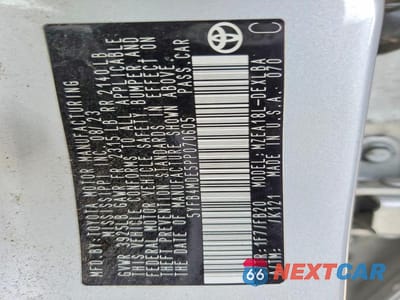 Zdjęcie 12 z 12 samochodu: 2023 TOYOTA COROLLA LE VIN:5YFB4MDE5PP070605 - miniatura