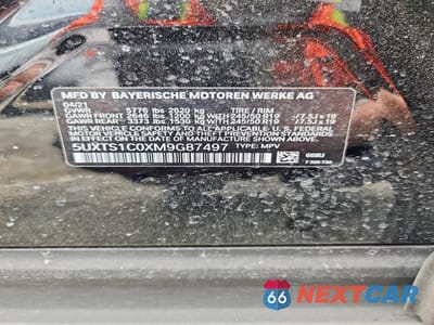 Zdjęcie 13 z 13 samochodu: 2021 BMW X3 XDRIVE30E VIN:5UXTS1C0XM9G87497 - miniatura