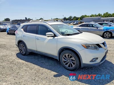 Czwarte zdjęcie samochodu z boku: 2016 NISSAN ROGUE SL VIN:5N1AT2MT0GC886918 - miniatura