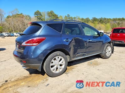 Trzecie zdjęcie samochodu z tyłu: 2013 NISSAN MURANO S VIN:JN8AZ1MW0DW310056 - miniatura