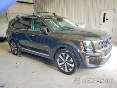Czwarte zdjęcie samochodu z boku: 2021 KIA TELLURIDE S VIN:5XYP64HC1MG143526 - miniatura
