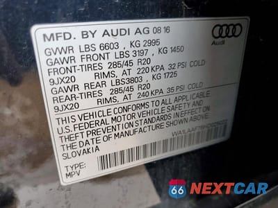 Zdjęcie 12 z 12 samochodu: 2017 AUDI Q7 PREMIUM PLUS VIN:WA1LAAF78HD025022 - miniatura