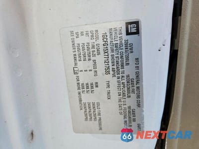 Zdjęcie 13 z 13 samochodu: 2007 CHEVROLET EXPRESS 1500 DELIVERY VAN VIN:1GCFG15X771217535 - miniatura