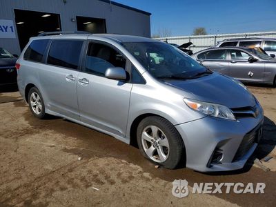 Czwarte zdjęcie samochodu z boku: 2020 TOYOTA SIENNA LE VIN:5TDKZ3DC5LS022016 - miniatura