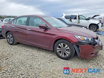 Czwarte zdjęcie samochodu z boku: 2013 HONDA ACCORD LX VIN:1HGCR2F33DA048478 - miniatura