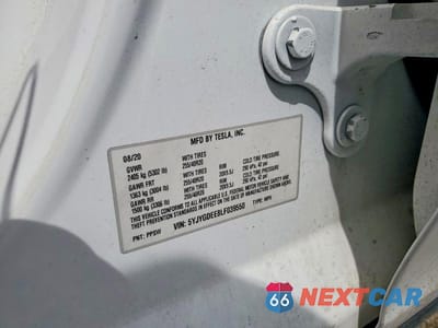 Zdjęcie 12 z 12 samochodu: 2020 TESLA MODEL Y VIN:5YJYGDEE8LF039550 - miniatura