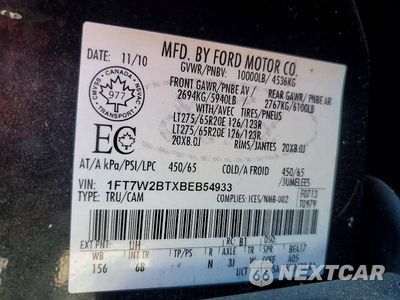 Zdjęcie 12 z 12 samochodu: 2011 FORD F250 SUPER DUTY VIN:1FT7W2BTXBEB54933 - miniatura