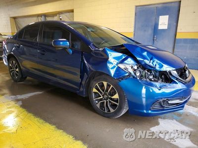 Czwarte zdjęcie samochodu z boku: 2015 HONDA CIVIC EX VIN:19XFB2F87FE093175 - miniatura