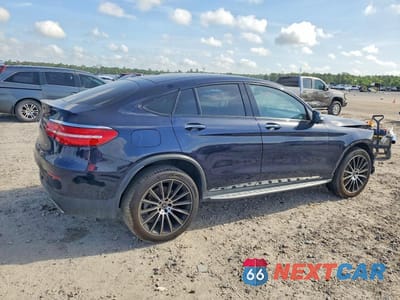 Trzecie zdjęcie samochodu z tyłu: 2019 MERCEDES-BENZ GLC COUPE 300 4MATIC VIN:WDC0J4KB1KF513626 - miniatura
