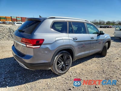 Trzecie zdjęcie samochodu z tyłu: 2019 VOLKSWAGEN ATLAS SE VIN:1V2LR2CAXKC502081 - miniatura