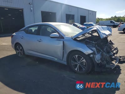 Czwarte zdjęcie samochodu z boku: 2021 NISSAN SENTRA SV VIN:3N1AB8CV9MY310537 - miniatura