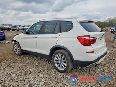 Drugie zdjęcie samochodu z przodu: 2017 BMW X3 XDRIVE28I VIN:5UXWX9C32H0W79733 - miniatura