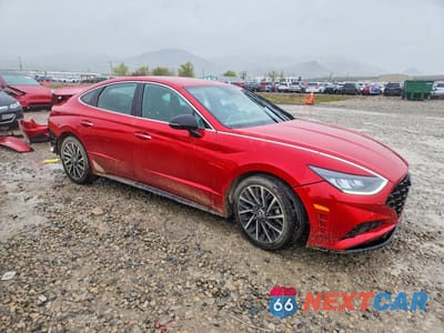 Czwarte zdjęcie samochodu z boku: 2020 HYUNDAI SONATA SEL PLUS VIN:5NPEJ4J25LH020908 - miniatura