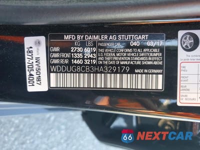 Zdjęcie 13 z 13 samochodu: 2017 MERCEDES-BENZ S 550 VIN:WDDUG8CB3HA329179 - miniatura