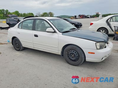 Czwarte zdjęcie samochodu z boku: 2001 HYUNDAI ELANTRA GLS VIN:KMHDN45D51U235215 - miniatura