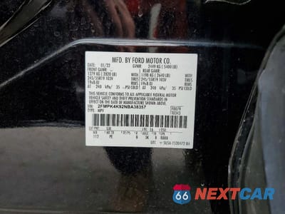 Zdjęcie 13 z 13 samochodu: 2022 FORD EDGE TITANIUM VIN:2FMPK4K92NBA38357 - miniatura