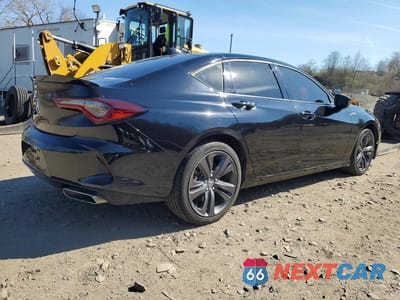 Trzecie zdjęcie samochodu z tyłu: 2022 ACURA TLX VIN:19UUB5F50NA005813 - miniatura