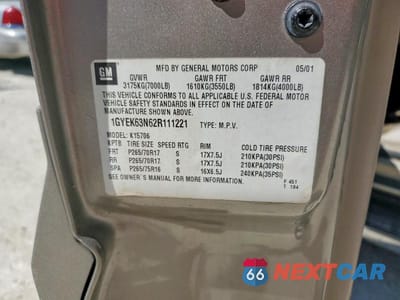 Zdjęcie 13 z 13 samochodu: 2002 CADILLAC ESCALADE LUXURY VIN:1GYEK63N62R111221 - miniatura