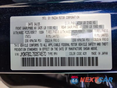 Zdjęcie 13 z 13 samochodu: 2025 MAZDA CX-5 PREFERRED VIN:JM3KFBCL7S0674570 - miniatura