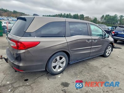 Trzecie zdjęcie samochodu z tyłu: 2018 HONDA ODYSSEY EXL VIN:5FNRL6H73JB097717 - miniatura