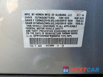 Zdjęcie 13 z 13 samochodu: 2015 ACURA MDX TECHNOLOGY VIN:5FRYD4H66FB005252 - miniatura