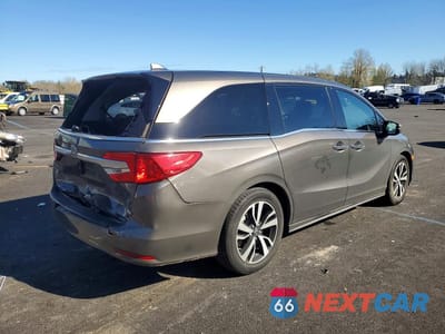 Trzecie zdjęcie samochodu z tyłu: 2019 HONDA ODYSSEY ELITE VIN:5FNRL6H90KB025800 - miniatura