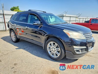 Czwarte zdjęcie samochodu z boku: 2014 CHEVROLET TRAVERSE LT VIN:1GNKRGKD6EJ278756 - miniatura