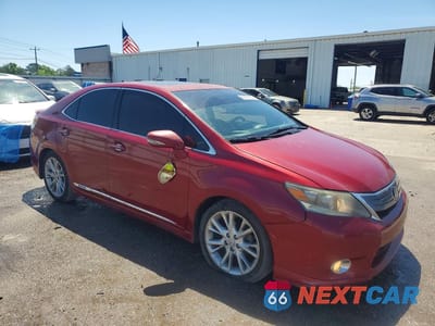 Czwarte zdjęcie samochodu z boku: 2010 LEXUS HS 250H VIN:JTHBB1BA7A2001178 - miniatura