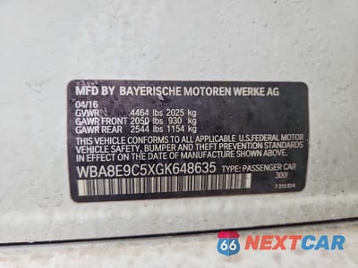 Zdjęcie 12 z 12 samochodu: 2016 BMW 328 I SULEV VIN:WBA8E9C5XGK648635 - miniatura