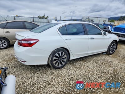 Trzecie zdjęcie samochodu z tyłu: 2017 HONDA ACCORD HYBRID EXL VIN:JHMCR6F53HC010569 - miniatura