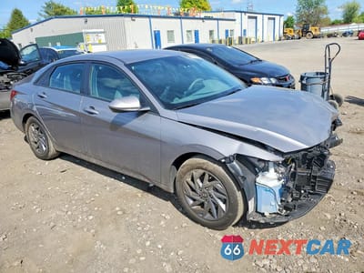 Czwarte zdjęcie samochodu z boku: 2024 HYUNDAI ELANTRA SEL VIN:KMHLM4DG3RU755225 - miniatura