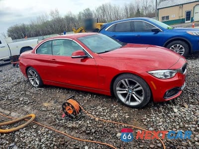 Czwarte zdjęcie samochodu z boku: 2017 BMW 430I VIN:WBA4U7C54H5D43172 - miniatura