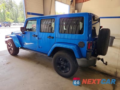 Drugie zdjęcie samochodu z przodu: 2015 JEEP WRANGLER UNLIMITED SAHARA VIN:1C4BJWEG8FL685189 - miniatura