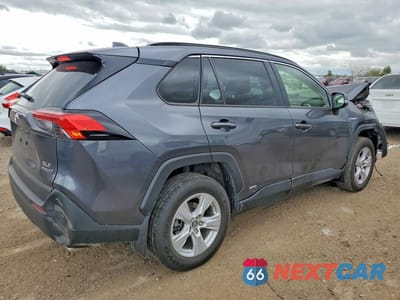 Trzecie zdjęcie samochodu z tyłu: 2019 TOYOTA RAV4 HYBRID XLE VIN:JTMRWRFV8KD003916 - miniatura