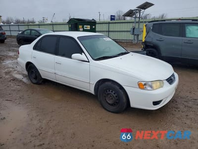 Czwarte zdjęcie samochodu z boku: 2002 TOYOTA COROLLA LE VIN:1NXBR12E12Z593632 - miniatura