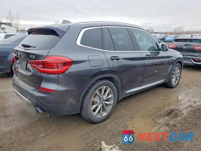 Trzecie zdjęcie samochodu z tyłu: 2018 BMW X3 XDRIVE30I VIN:5UXTR9C50JLA44645 - miniatura