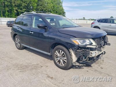 Czwarte zdjęcie samochodu z boku: 2018 NISSAN PATHFINDER SV VIN:5N1DR2MM2JC643400 - miniatura