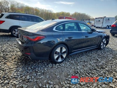 Trzecie zdjęcie samochodu z tyłu: 2024 BMW I4 XDRIVE 40 VIN:WBY83FB08RFS58415 - miniatura