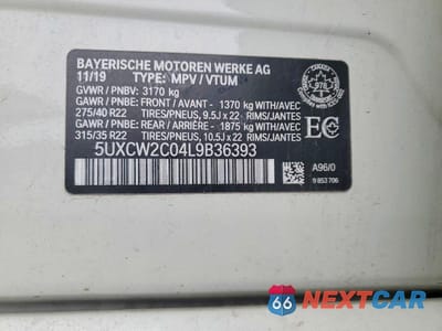 Zdjęcie 13 z 13 samochodu: 2020 BMW X7 XDRIVE40I VIN:5UXCW2C04L9B36393 - miniatura