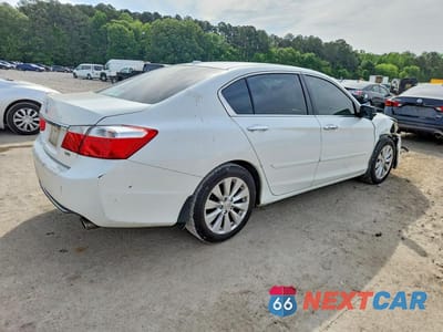 Trzecie zdjęcie samochodu z tyłu: 2013 HONDA ACCORD EXL VIN:1HGCR3F88DA014540 - miniatura