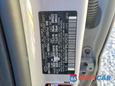 Zdjęcie 12 z 12 samochodu: 2022 HYUNDAI IONIQ 5 SEL VIN:KM8KNDAF9NU104230 - miniatura