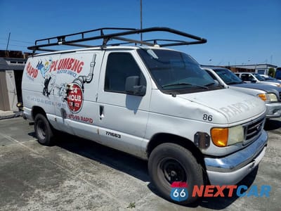 Czwarte zdjęcie samochodu z boku: 2006 FORD ECONOLINE E350 SUPER DUTY VAN VIN:1FTSE34L56DB03397 - miniatura