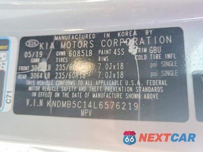 Zdjęcie 13 z 13 samochodu: 2020 KIA SEDONA EX VIN:KNDMB5C14L6576219 - miniatura