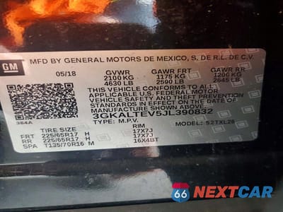 Zdjęcie 13 z 13 samochodu: 2018 GMC TERRAIN SLE VIN:3GKALTEV5JL390832 - miniatura