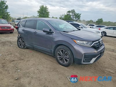 Czwarte zdjęcie samochodu z boku: 2022 HONDA CR-V EX VIN:5J6RW2H54NA003092 - miniatura