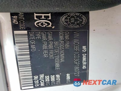 Zdjęcie 13 z 13 samochodu: 2016 MERCEDES-BENZ SPRINTER 3500 VIN:WD3BF1CD3GP180727 - miniatura
