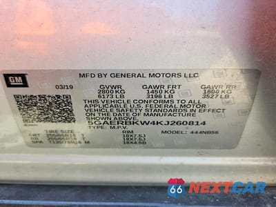 Zdjęcie 13 z 13 samochodu: 2019 BUICK ENCLAVE ESSENCE VIN:5GAERBKW4KJ260814 - miniatura