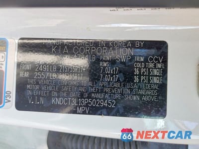 Zdjęcie 13 z 13 samochodu: 2023 KIA NIRO EV WAVE VIN:KNDCT3L13P5029452 - miniatura